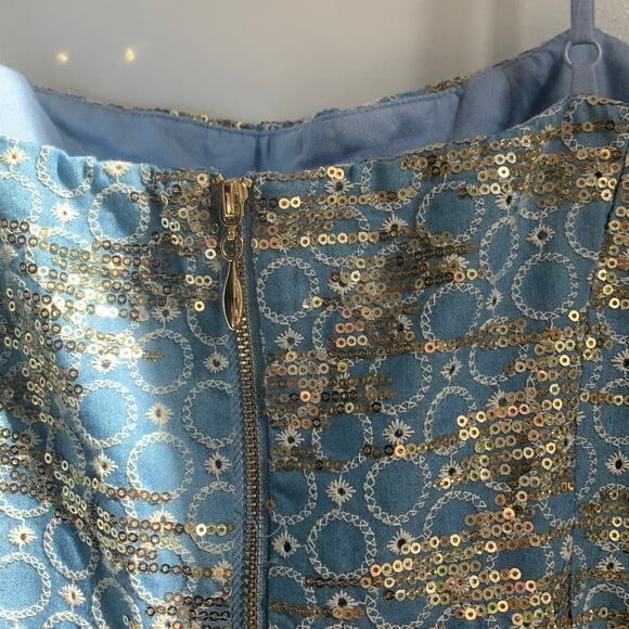 ELLIATT Robe Makenzie Size Medium Beaded‎ Embroidered Sequin - Picture 7 of 11